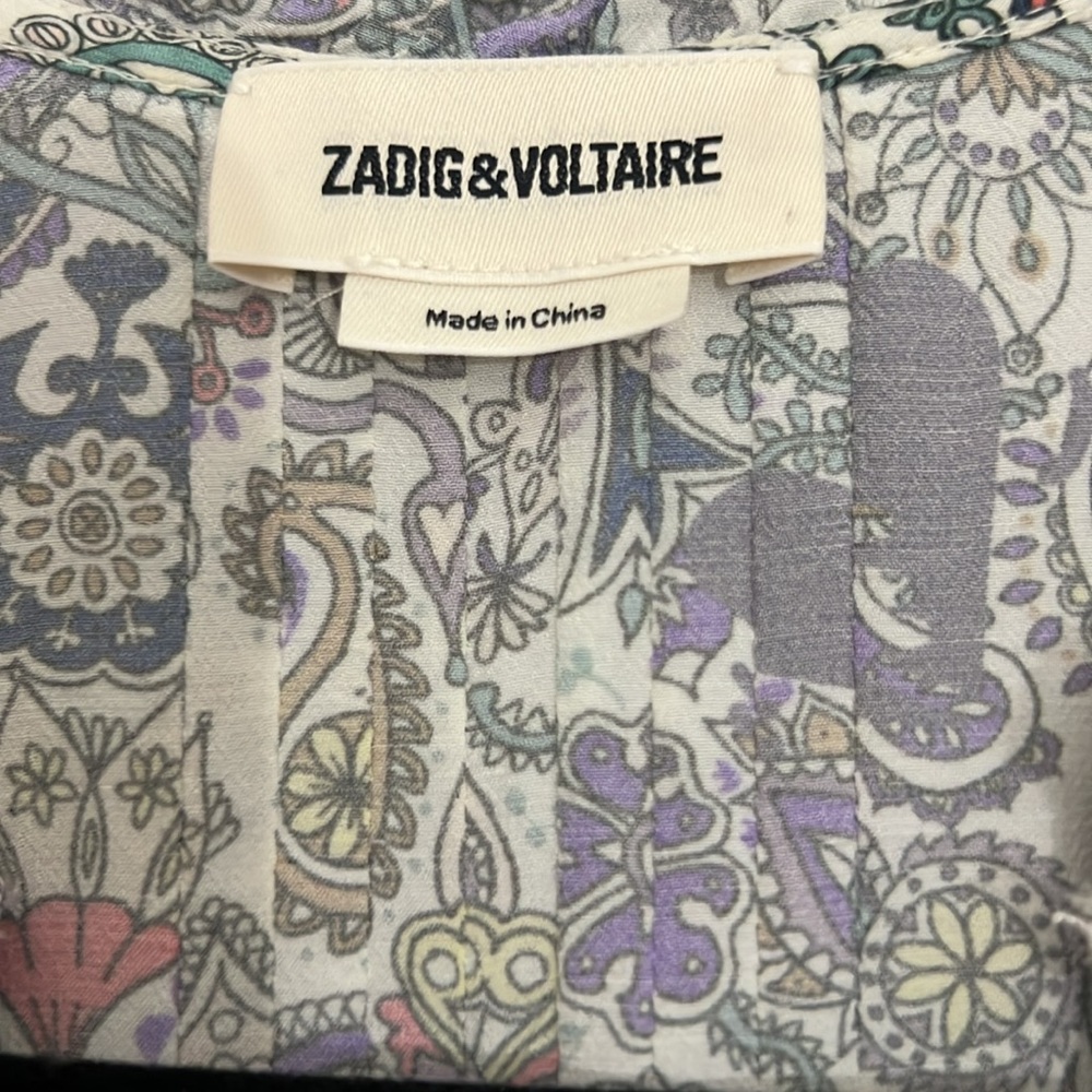 Zadig & Voltaire summer / spring Tiered Ruffled maxi dress medium - Picture 10 of 11